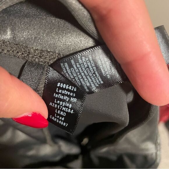 Koral Infinity High Rise Lustrous Legging Lead Metallic Size Small - Picture 7 of 7